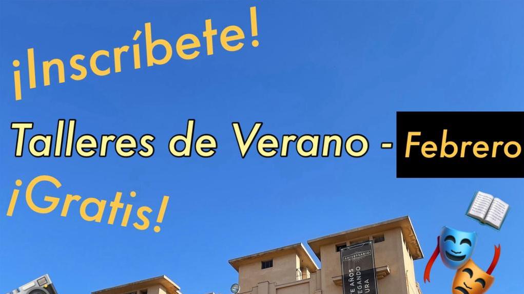 ¡Aprende este verano con los “Talleres Gratuitos de enero 2026”!  para mayores de 18 años en la Biblioteca de Santiago