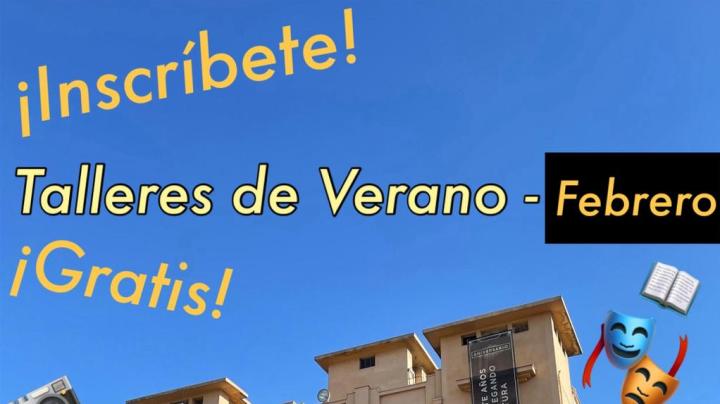 ¡Aprende este verano con los “Talleres Gratuitos de enero 2026”!  para mayores de 18 años en la Biblioteca de Santiago