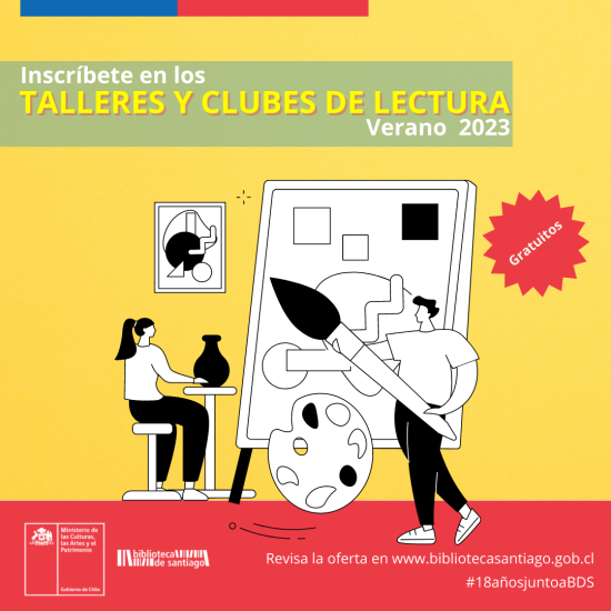 afiche clubes de lectura