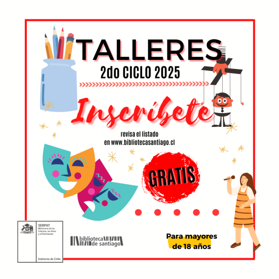 Afiche listado de talleres