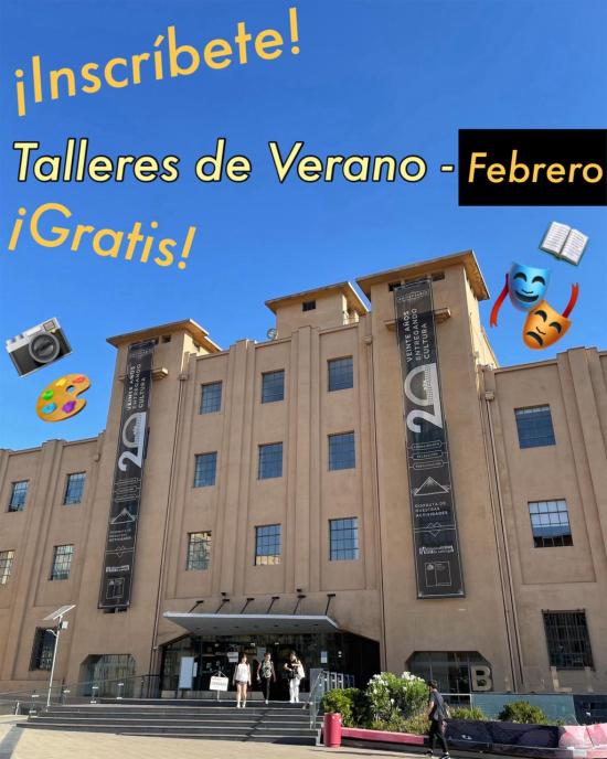 ¡Aprende este verano con los “Talleres Gratuitos de enero 2026”!  para mayores de 18 años en la Biblioteca de Santiago